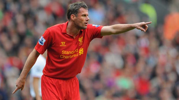 Liverpool defender Jamie Carragher.